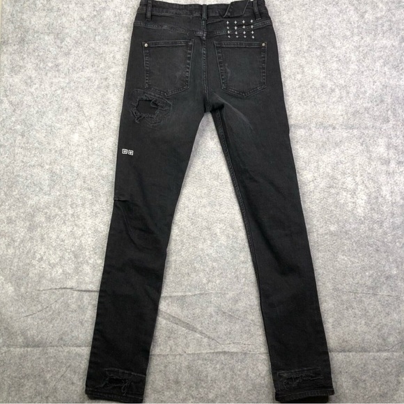 Ksubi Chitch Boneyard Skinny Fit Jeans Black KM-82 Size 29 Mens Designer - Picture 9 of 12